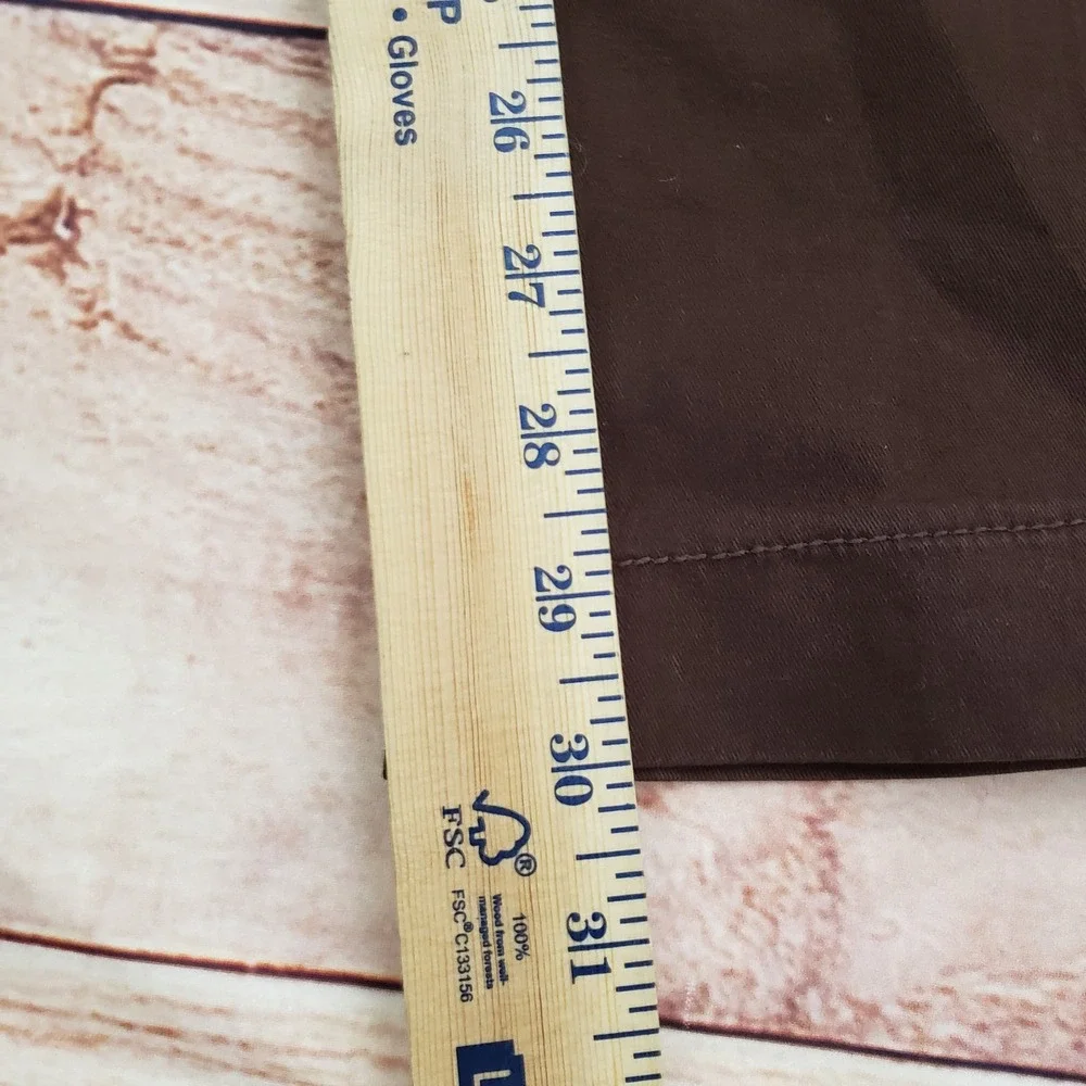 Brandy Melville J Galt Pants Women Small Brown Wide Leg High Rise Trousers 27x30 - Picture 8 of 11